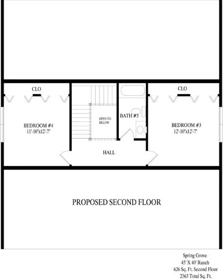 Spring Grove Modular Home Floor Plan